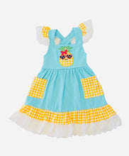 Load image into Gallery viewer, Pineapple Ruffles Dress
