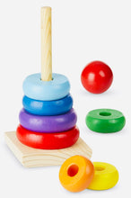 Load image into Gallery viewer, Rainbow Wooden Stacker
