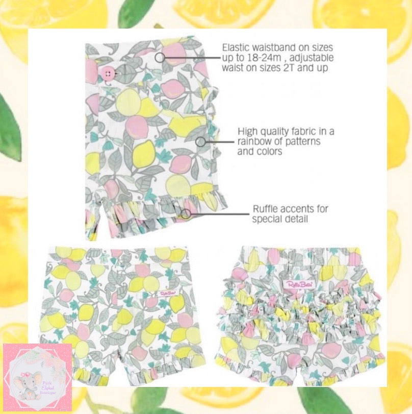 Make Lemonade Ruffle Shorts