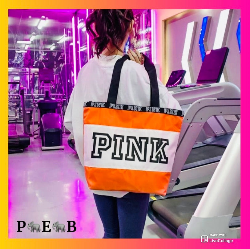 Tangerine Pink Tote