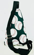 Load image into Gallery viewer, Medium Baseball Sling Backpack
