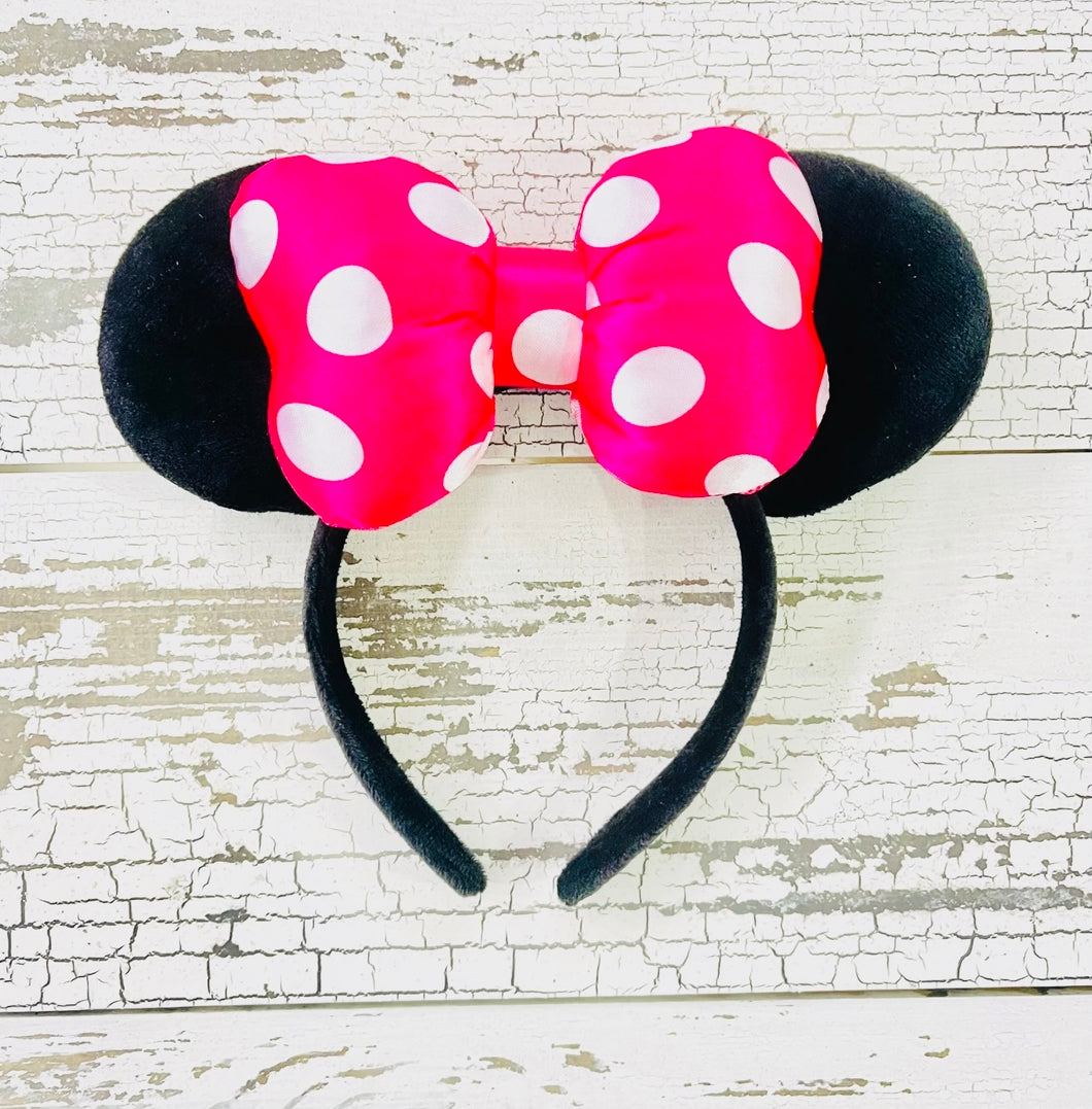 Pink Minnie Mouse Headband