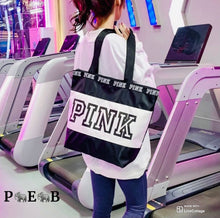 Load image into Gallery viewer, Black Pink Tote
