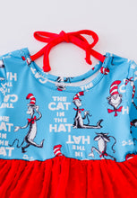 Load image into Gallery viewer, Dr. Seuss Blue Tutu Dress
