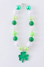 Load image into Gallery viewer, St. Patrick Clover Bubble Necklace
