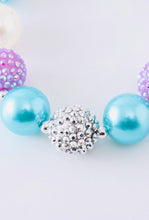 Load image into Gallery viewer, Purple &amp; Aqua Bubble Necklace
