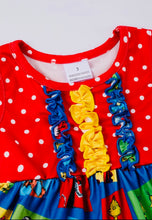 Load image into Gallery viewer, Dr. Seuss Red Character Ruffle Set
