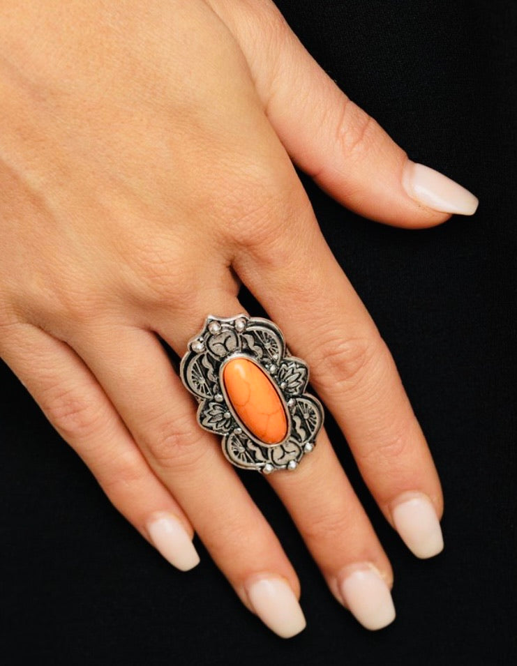 Orange Lotus Oasis
