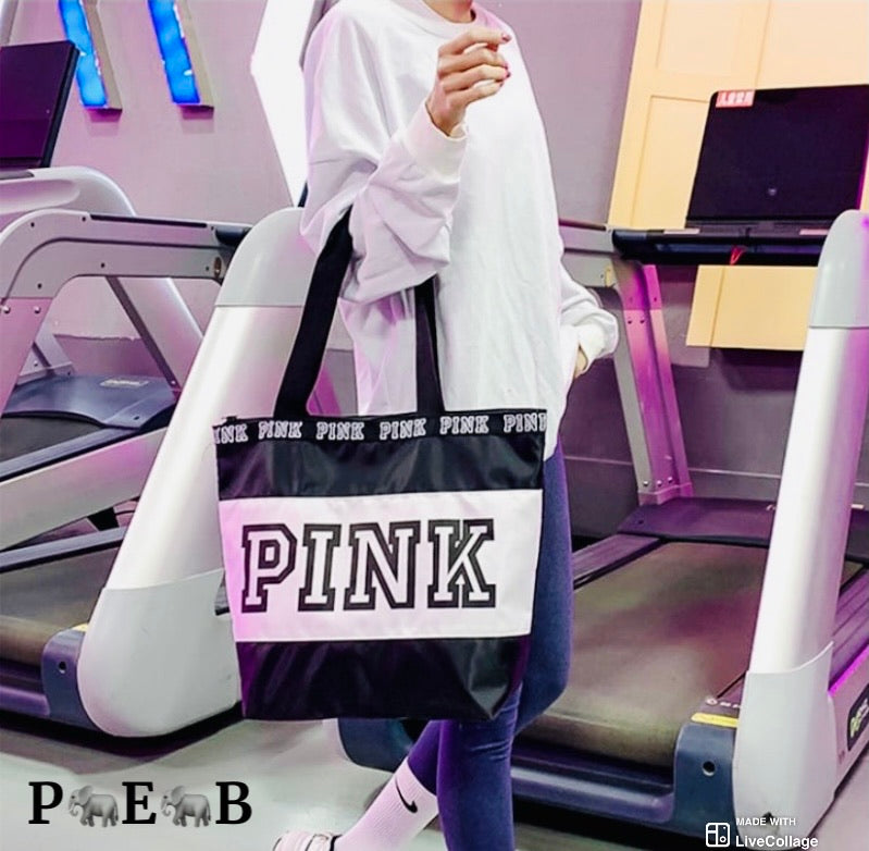 Black Pink Tote