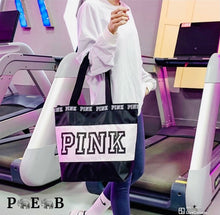 Load image into Gallery viewer, Black Pink Tote
