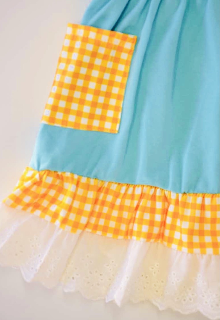 Pineapple Ruffles Dress