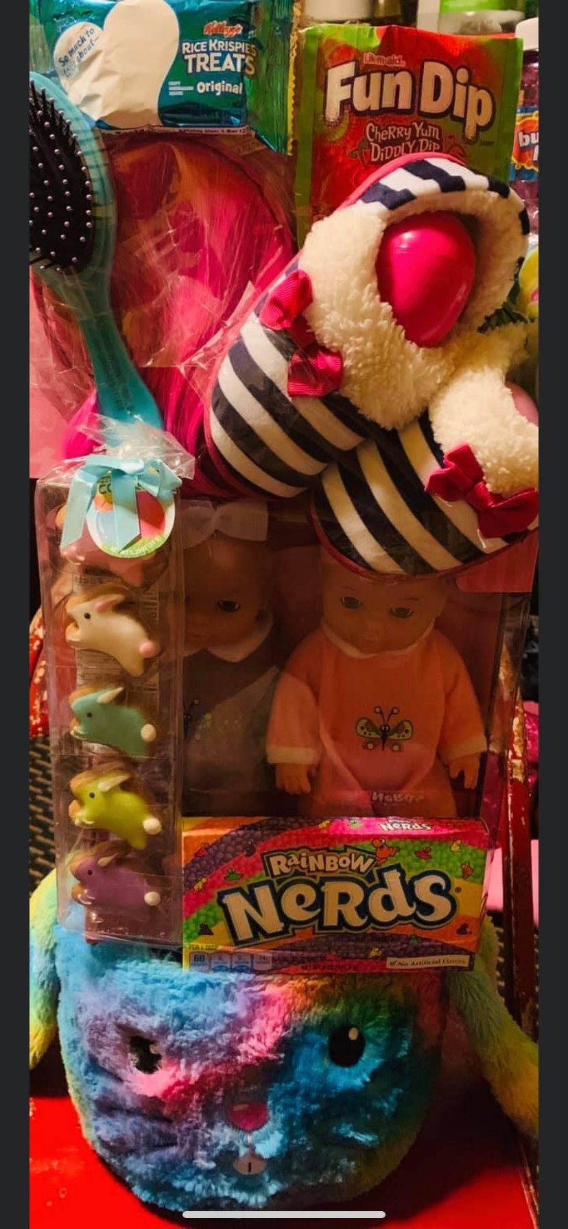 Baby Dolls & Slippers Basket