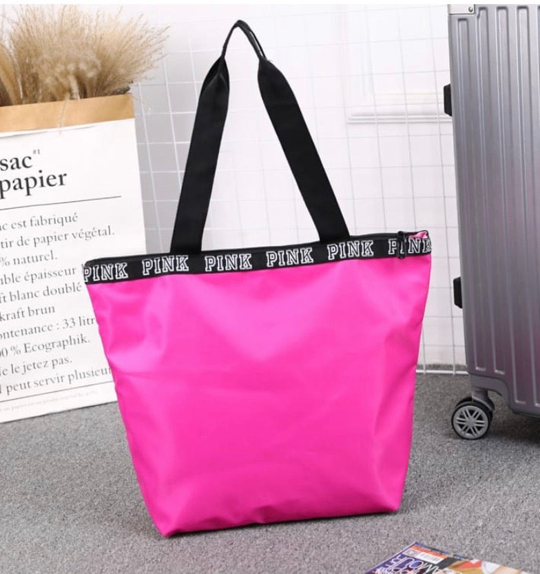 Flamingo Pink Tote