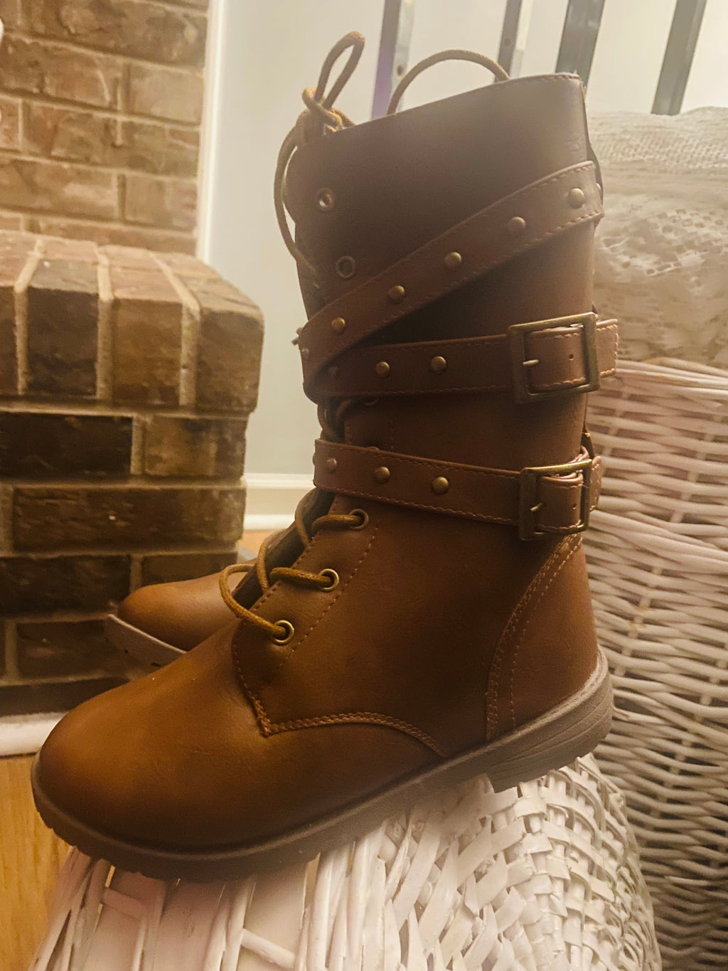 Buckle Brown Boots