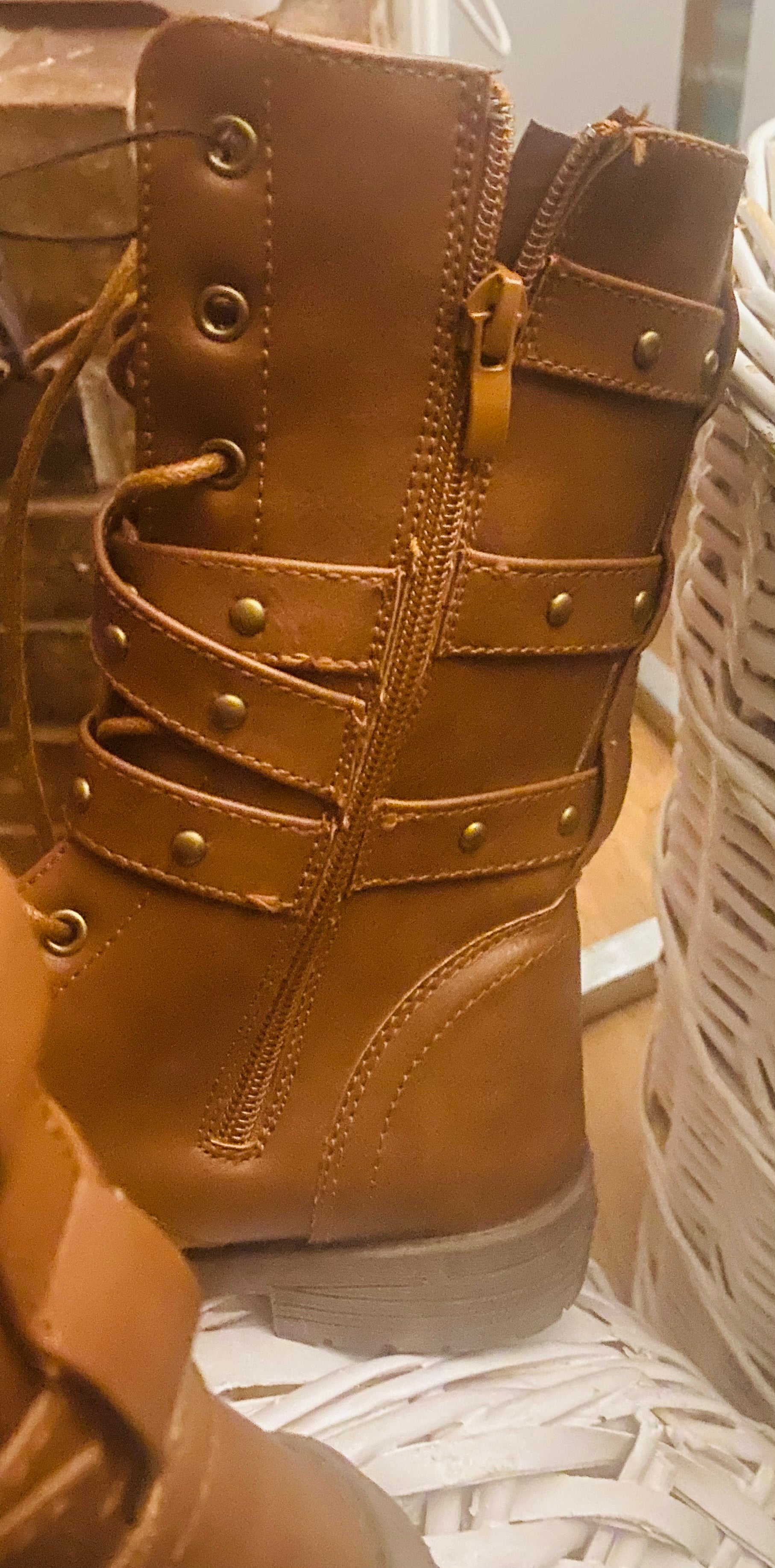 Buckle Brown Boots