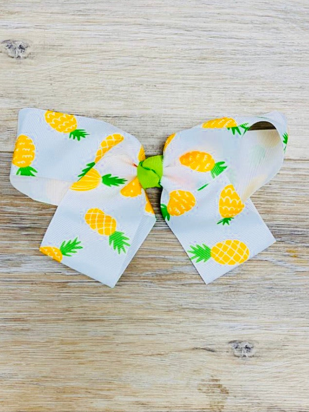 Pineapple Hair Bow