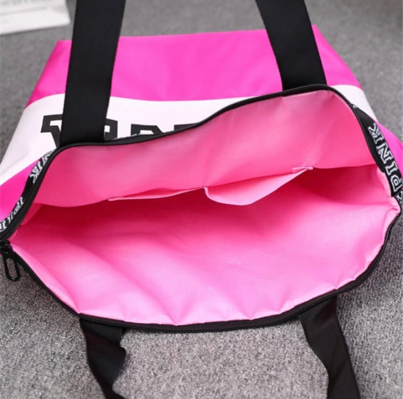 Flamingo Pink Tote