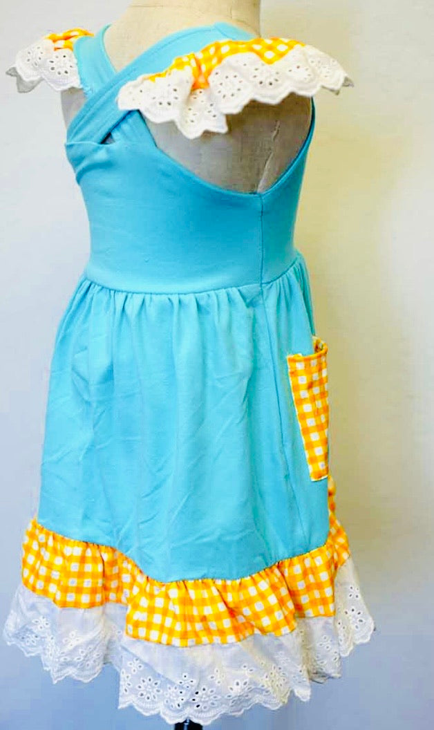 Pineapple Ruffles Dress