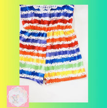 Load image into Gallery viewer, Rainbow Lace Romper
