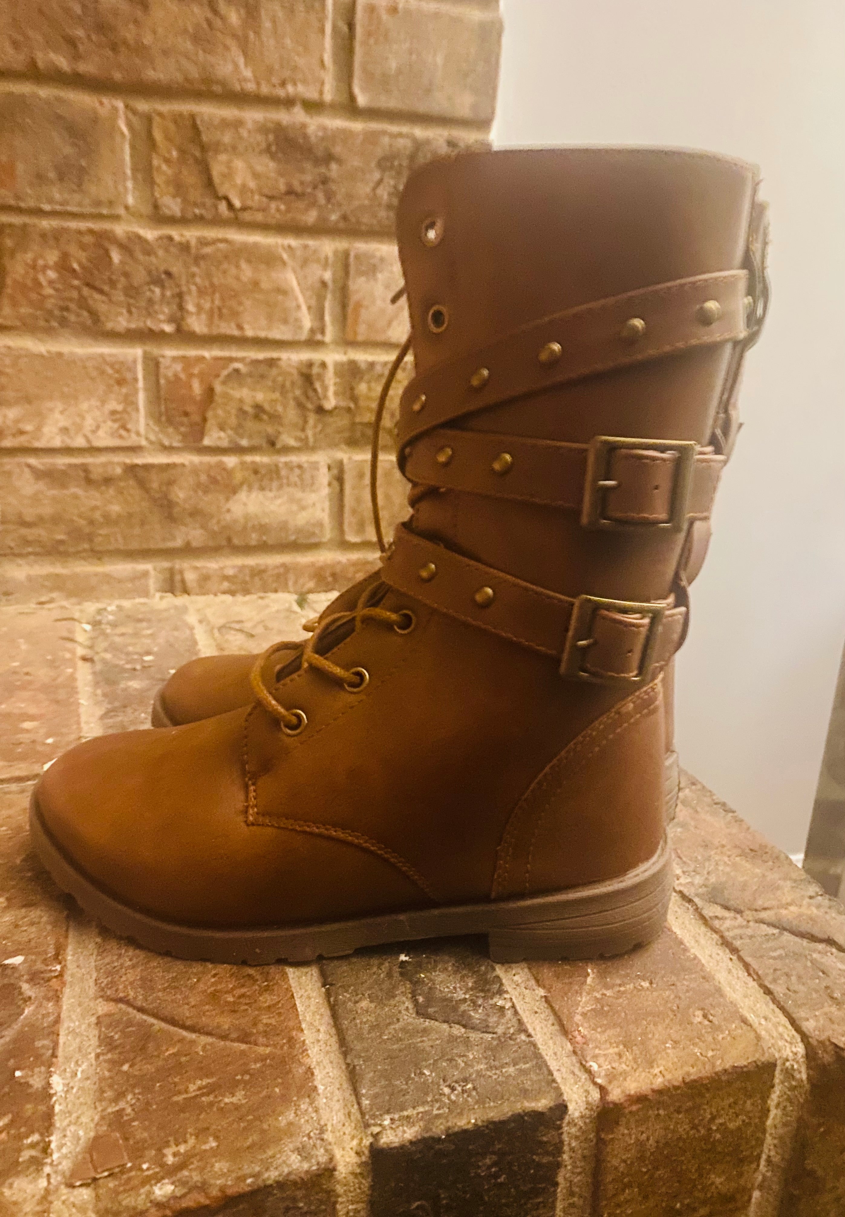 Buckle Brown Boots