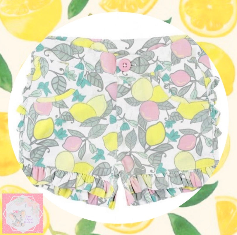 Make Lemonade Ruffle Shorts