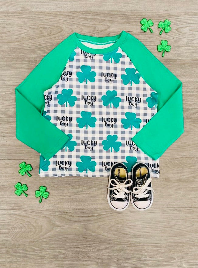 Lucky Boy Shamrock T-Shirt