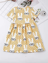 Load image into Gallery viewer, Silly Yellow Rabbit Dress
