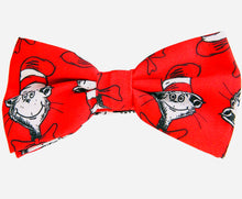 Load image into Gallery viewer, Dr. Seuss Red Bow Tie
