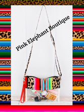 Load image into Gallery viewer, Wild Serape Clear Crossbody Bag
