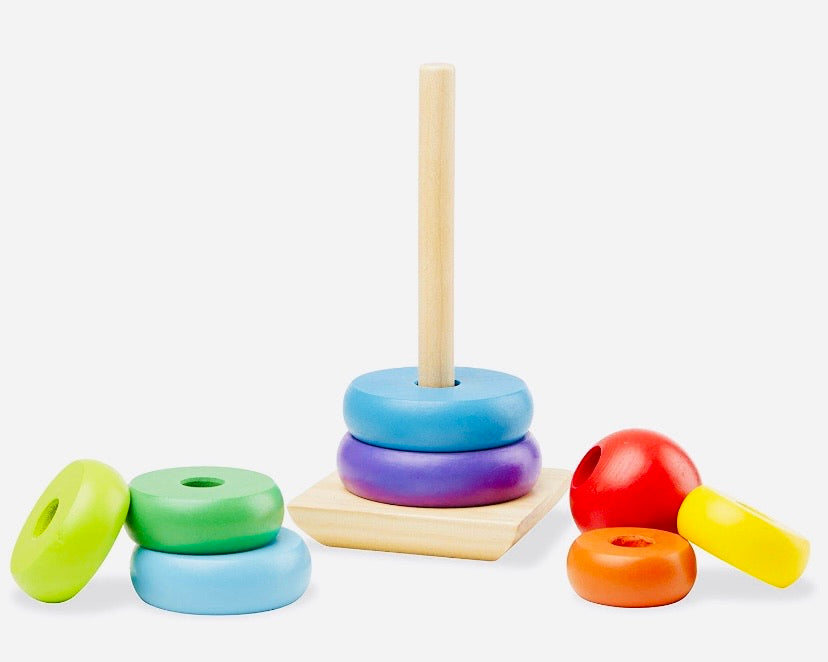 Rainbow Wooden Stacker