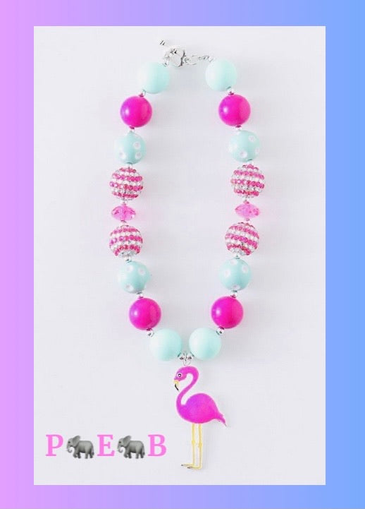 Pink Flamingo Necklace