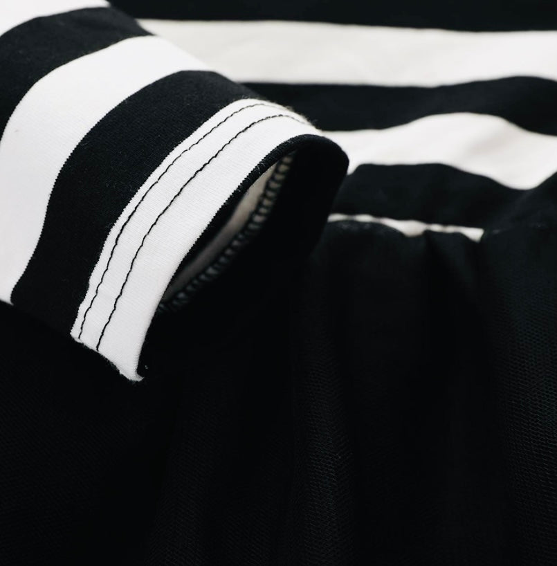 Ghost and Stripe Tutu Dress