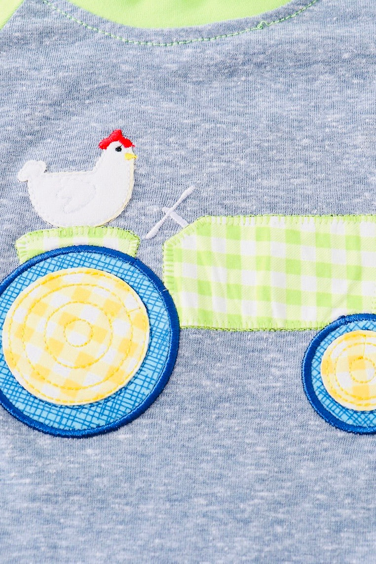 Chic Chic Tractor Romper