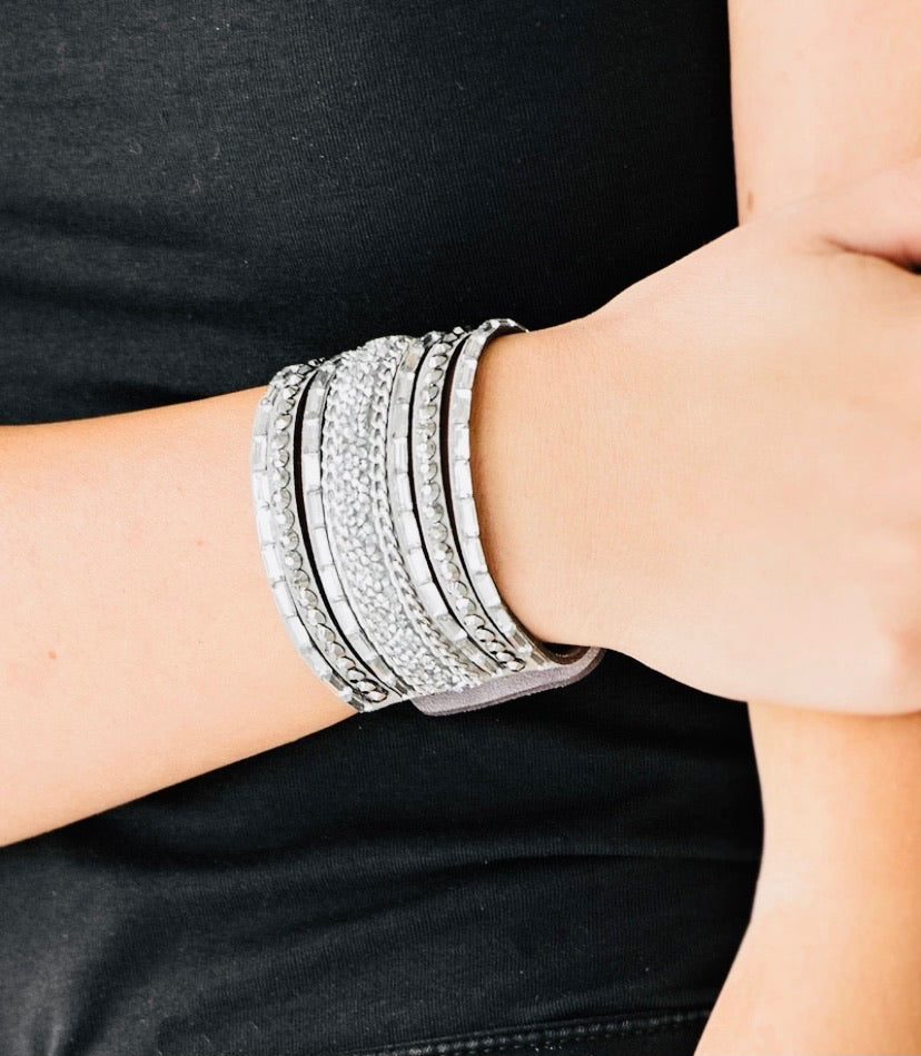 Silver Rhinestones Rumble
