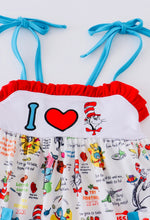 Load image into Gallery viewer, Dr. Seuss Character Embroidery Pocket Dress
