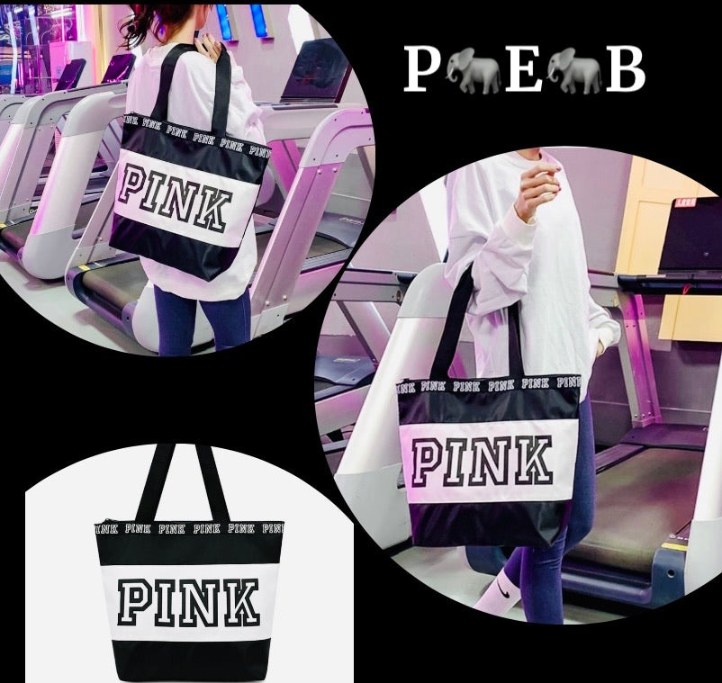 Black Pink Tote