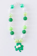 Load image into Gallery viewer, St. Patrick Clover Bubble Necklace
