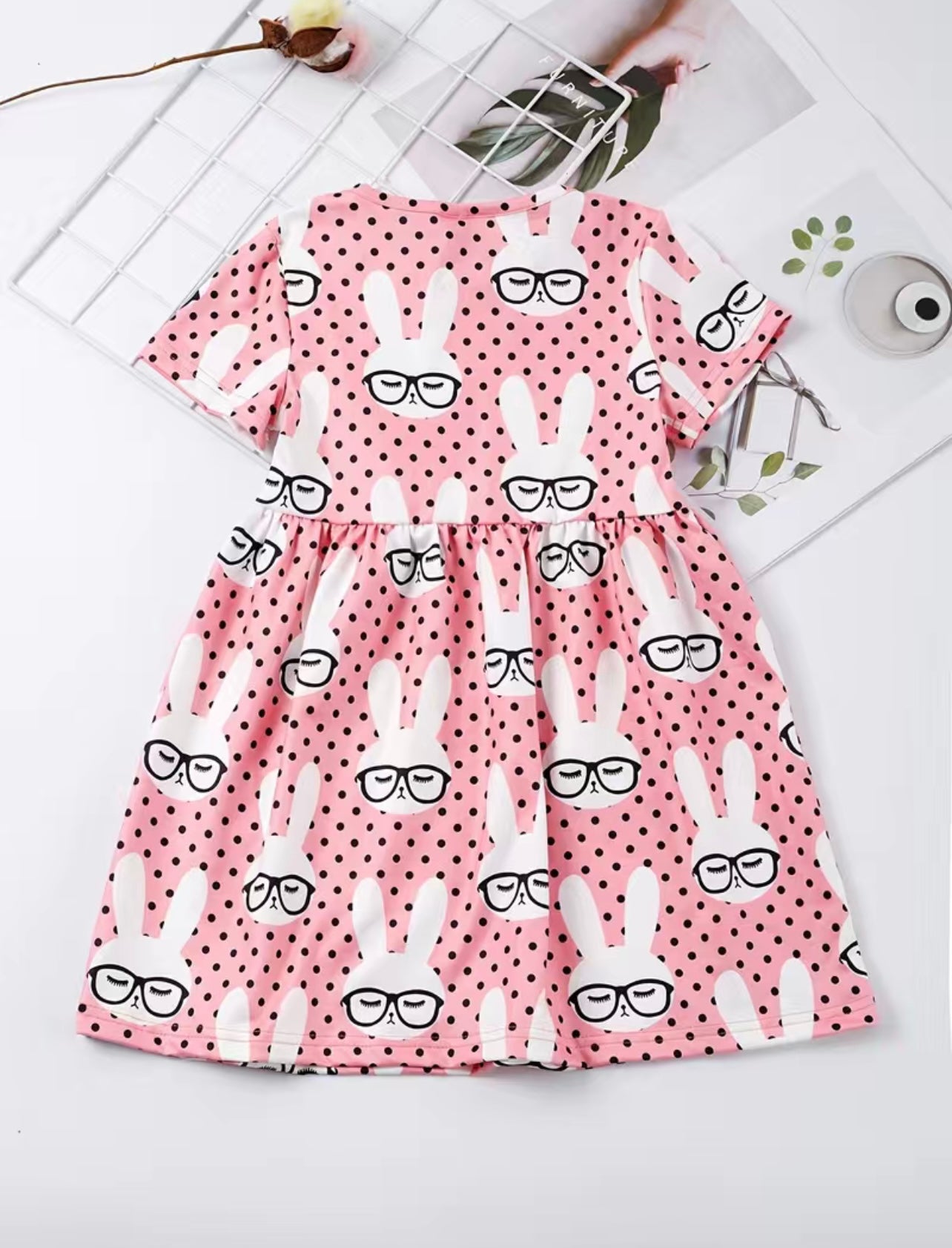 Silly Pink Rabbit Dress