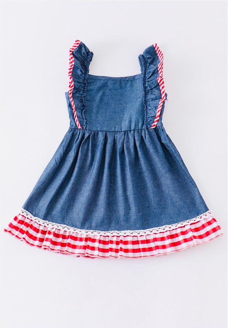 Watermelon Flutter Dress