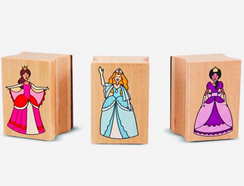 Princess Wooden Stamp Set