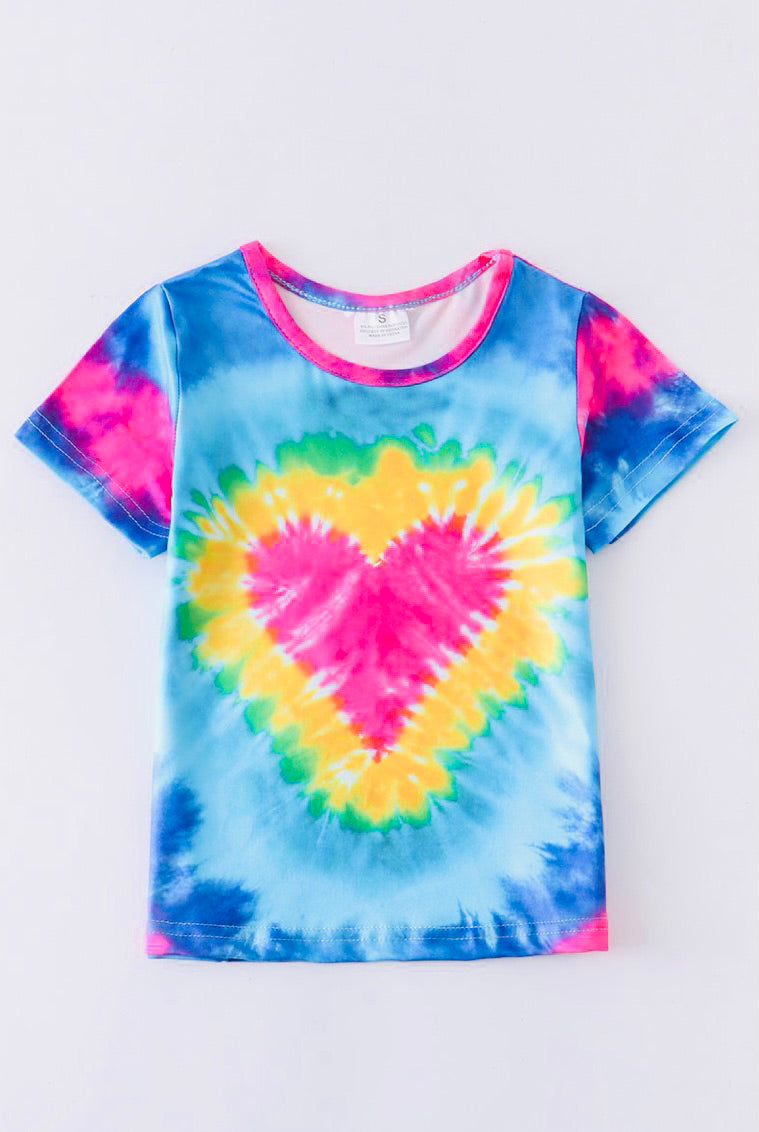 Rainbow Heart Tie Dye