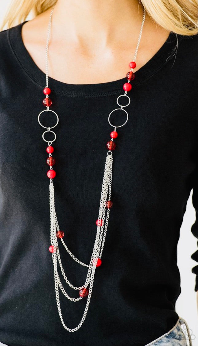 Bubbly Bright Red