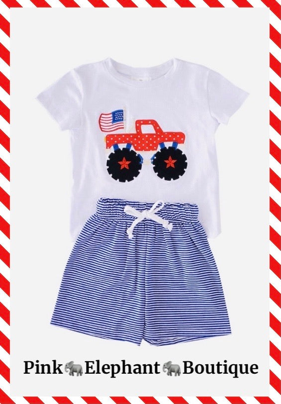 Patriotic Big Wheel Set